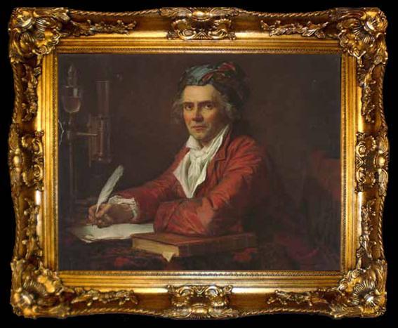 framed  Jacques-Louis David Alphonse leroy (mk02), ta009-2
